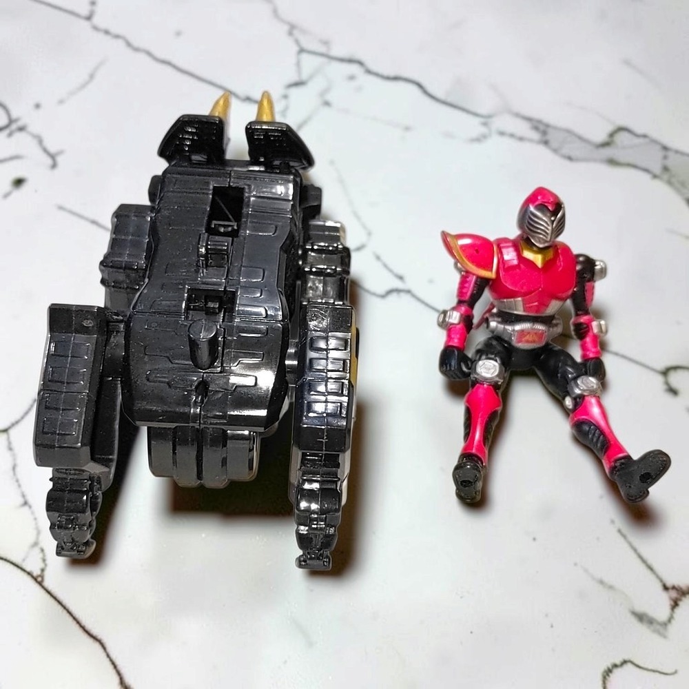 Vtg Bandai Kamen Rider Raia Figure Evildiver Beast Vehicle Ryuki Dragon Knight